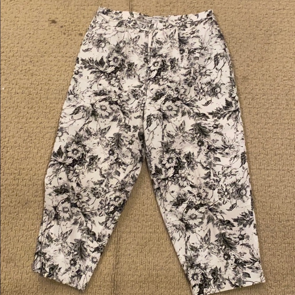 Floral Design Pants